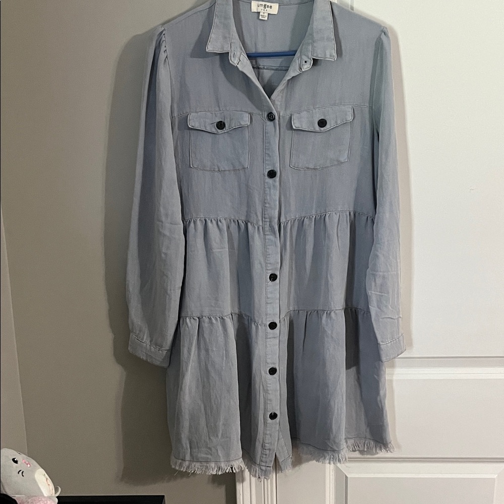 Umgee Soft Blue Casual dress